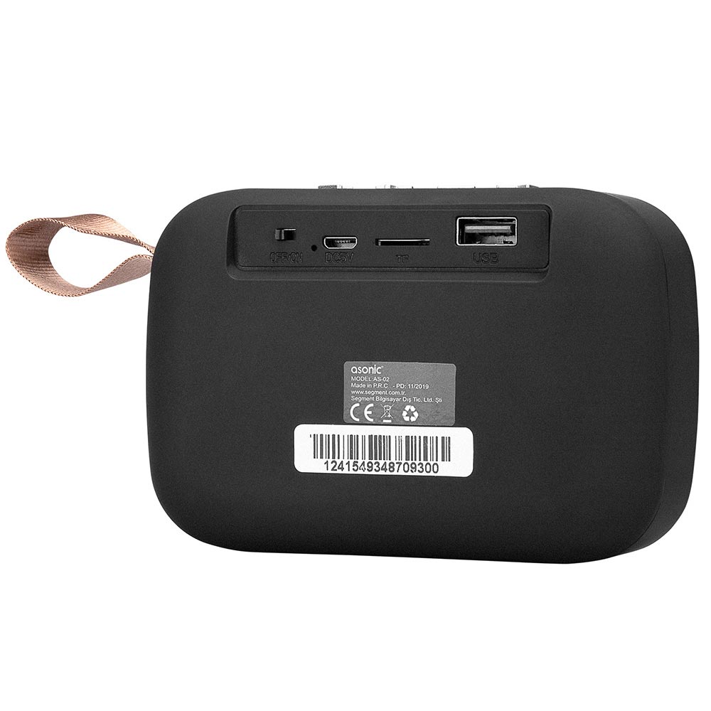 HANIMELİ SİYAH BLUETOOTH HOPARLÖR