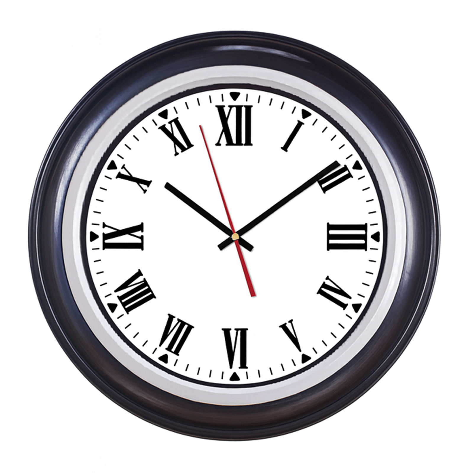 BENDİS509 SİYAH BRİSTOL KADRAN DUVAR SAATİ (400 MM)